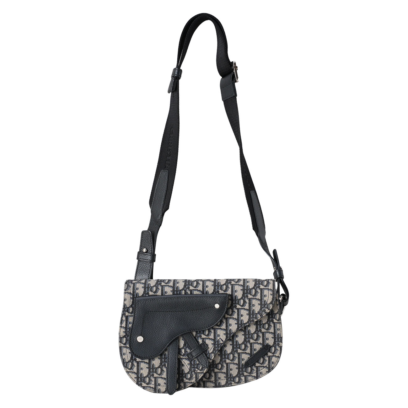 CHRISTIAN DIOR(USED)디올 옴므 오블리크 새들 메신저백